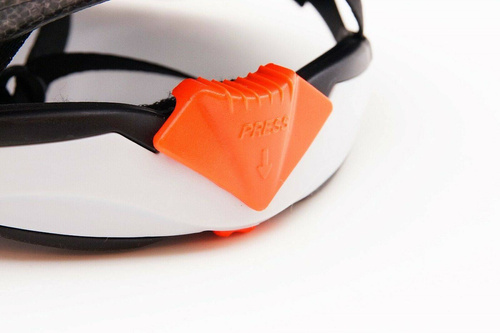 Kask rowerowy MTB Dunlop regulowany black czarny biały damski męski