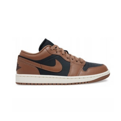 Buty damskie młodzieżowe Air Jordan 1 Low Brązowe - DC0774-021