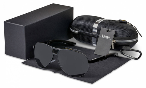 Okulary Przeciwsłoneczne z Polaryzacją i Filtrem UVA/B Lenzo Aviator