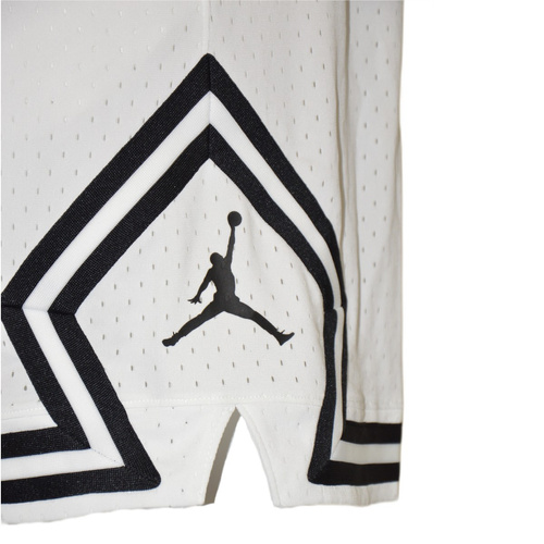 Spodenki koszykarskie Air Jordan Sport Diamond Shorts White/Black - DH9075-100