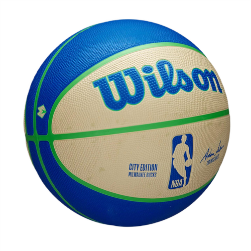 Piłka do koszykówki Wilson NBA Milwaukee Bucks Team City Icon - WZ4024217XB