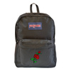 JanSport SUPERBREAK ONE Black Custom Red Roses - EKOA5BAGN551