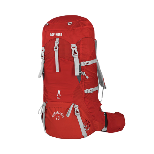 Turystyczny pojemny plecak górski trekkingowy Alpinus WOODPECKER 70L - PO43640