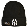 Czapka zimowa New Era MLB NY New York Yankees Essential Black Cuff Beanie Czarna - 12122728