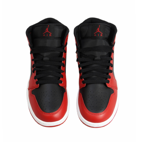 Air Jordan 1 Mid Black/Gym Red/White - DQ8426-061