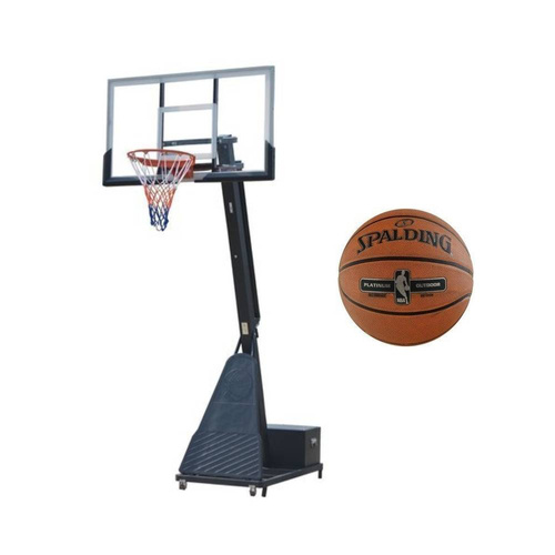 Zestaw Kosz do Koszykówki Master + Piłka Spalding NBA Platinum Streetball