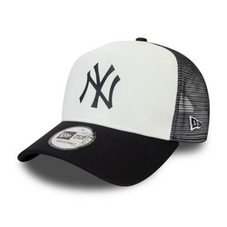 Czapka z daszkiem New Era 9FORTY MLB NY New York Yankees Team Colour White A-Frame Trucker - 12380796