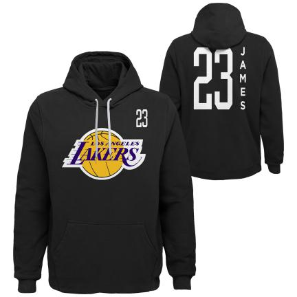 Bluza z kapturem OuterStuff NBA Los Angeles Lakers LeBron James Hoodie