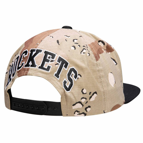 Mitchell & Ness NBA Houston Rockets Choco Camo Snapback Cap - HHSS1101-HROYYPPPCAMO