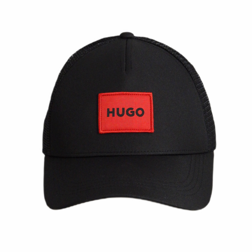 Czapka z daszkiem bejsbolówka Hugo Boss Baseball Trucker Czarna - 50519398-001