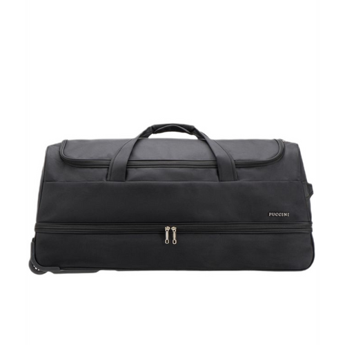 Torba podróżna na kółkach Puccini czarna - DM40316-1