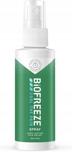BIOFREEZE Spray uśmierzający ból ziołowy chłodzący 118ml 
