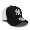 New Era MLB New York Yankees Clean A Frame Trucker Cap Trucker Custom Mystic Rose - 11588491