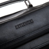 Torba męska skórzana listonoszka Betlewski Vintage Czarna - TBS-322