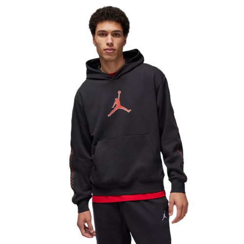Air Jordan Flight MVP Fleece Hoodie Black/Red - FN6352-010