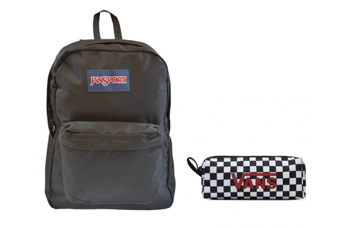 Plecak szkolny młodzieżowy JanSport SUPERBREAK ONE + Piórnik saszetka Vans