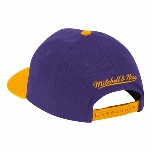 Mitchell & Ness Los Angeles Lakers Snapback Purple Yellow