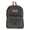JanSport SUPERBREAK ONE Black Custom Red Rose - EKOA5BAGN551