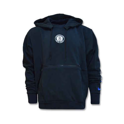 Bluza z kapturem Nike Brooklyn Nets City Edition Courtside Hoodie Black - CN1804-010