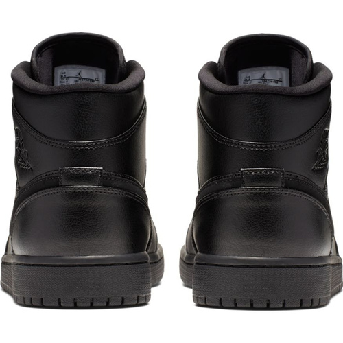 Buty Air Jordan 1 Mid Triple Black - 554724-090