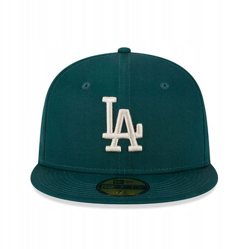 New Era 59FIFTY LA Los Angeles Dodgers League Essential  Fullcap Dark Green/ Stone - 604246683