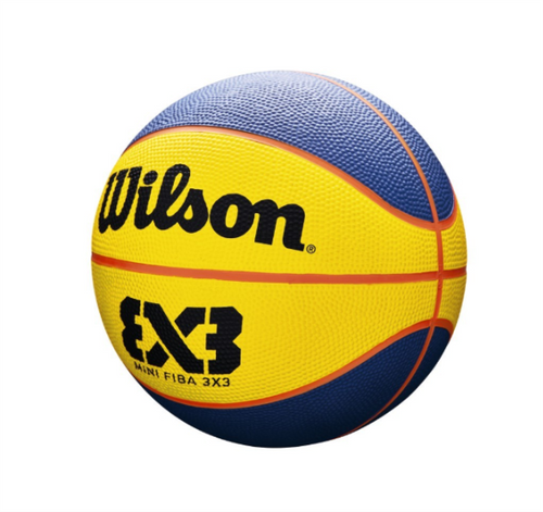 Piłka do kosza Wilson FIBA 3X3 Mini Rubber r.3 dla dzieci - WTB1733XB
