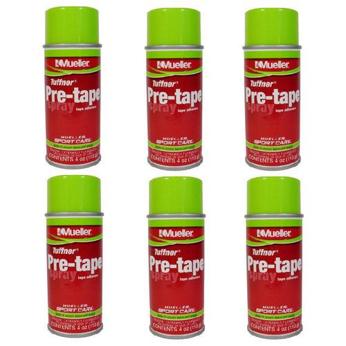 Zestaw 6sztuk Klej Spray pod tejpy PRE-TAPE MUELLER DUŻY 400ml