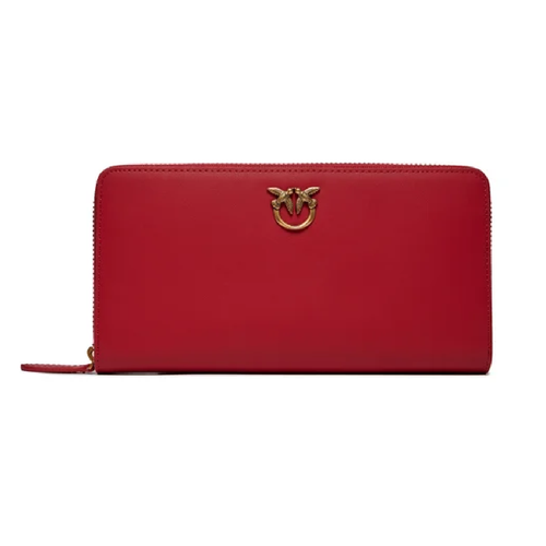 Pinko Ryder Zip Around Red Wallet - 1000250AOF1-R30Q