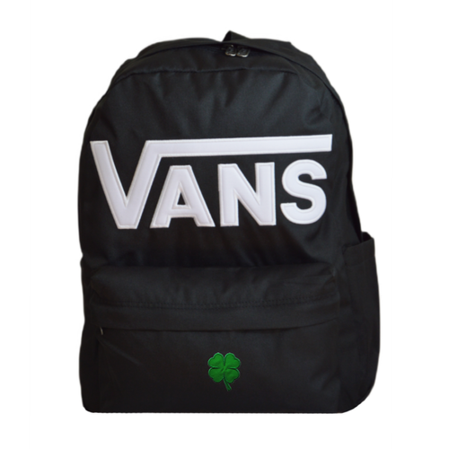 Vans Old Skool Drop V Backpack Black VN000H4ZBLK1 + Custom Four-leaf Clover