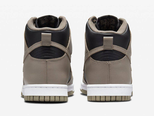 Dámské podzimní boty Nike Dunk High Moon Fossil Šedé (W) - DD1869-002