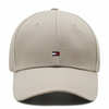 Czapka z daszkiem Tommy Hilfiger Jockey Cap Beżowa - AM0AM08272-AEP