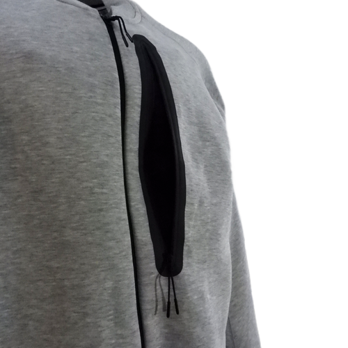 Men's sports sweatshirt  Nike Sportswear Tech Fleece Bomber Grey - FB8008-063