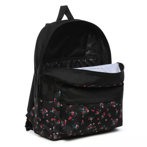 Plecak do szkoły + worek szkolny Vans Realm Beauty Floral Black młodzieżowy