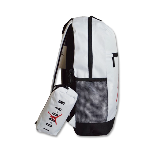Air Jordan School Backpack White + Pencil Case - 9B0503-001
