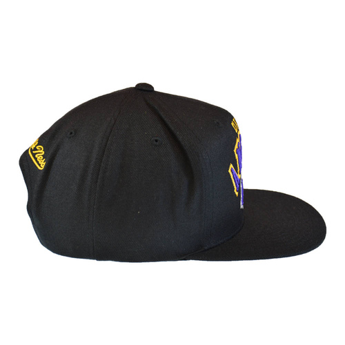 Mitchell & Ness NBA Los Angeles Lakers ZZ Black Snapback - HHSS1100-LALYYPPPBLCK
