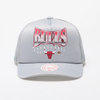 Mitchell & Ness NBA Chicago Bulls Glow Up Trucker Cap Grey - HHSSINTL1436-CBUGREY