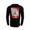 Air Jordan Brand Men's Long-Sleeve T-Shirt Black/Gym Red - FN5976-010