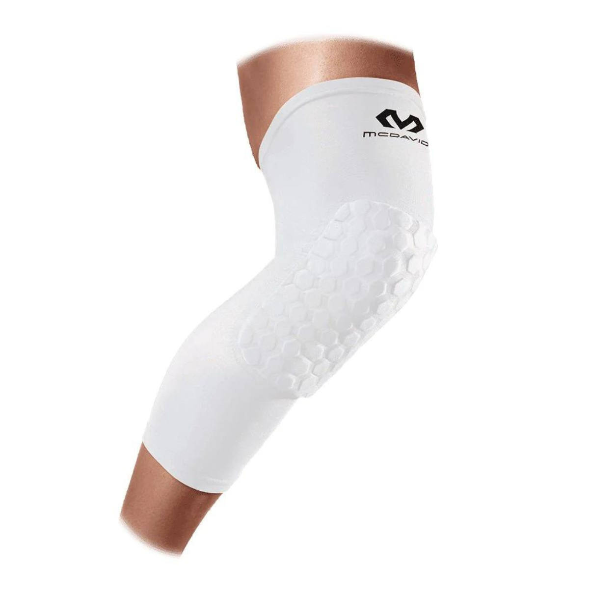 Ściągacz na kolano kol. biały McDavid Leg HexPad - 2 sztuki