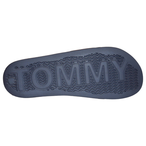 Klapki męskie Tommy Jeans Towelling Flag Pool Slide - EM0EM00870-C87