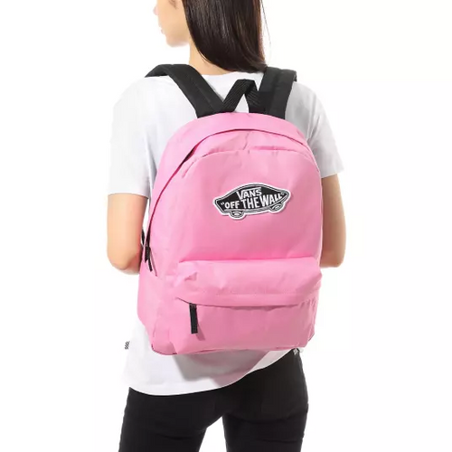 Vans Realm Fuchsia Pink Backpack Custom Rose - VN0A3UI6UNU