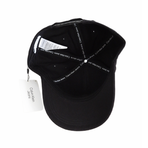 Czapka z daszkiem bejsbolówka Calvin Klein Jeans Monogram Cap Czarna - K50K510061-0GQ