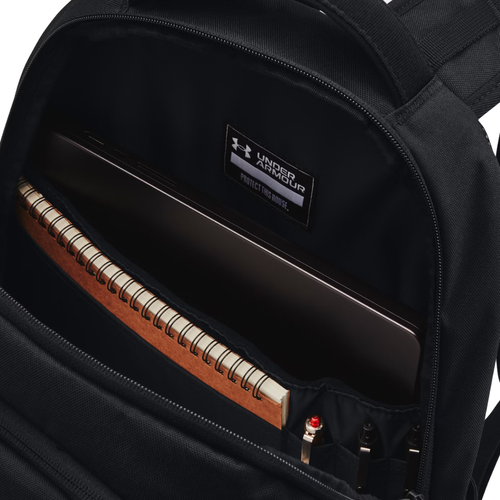 Sports backpack for school black unisex 29L Under Armour UA Hustle 6.0- 1384672-002