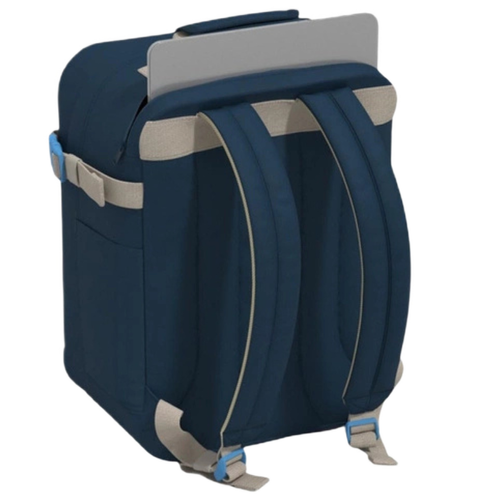 Travel backpack Cabin Zero Classic Tech 28L blue grotto hand luggage for the plane - CZ332420
