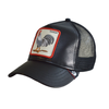Czapka z daszkiem skórzana Goorin Bros. Cock Will Prevail Trucker - 101-1231-BLACK