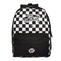 Plecak szkolny młodzieżowy VANS Realm Bee Checkerboard Custom Hi!