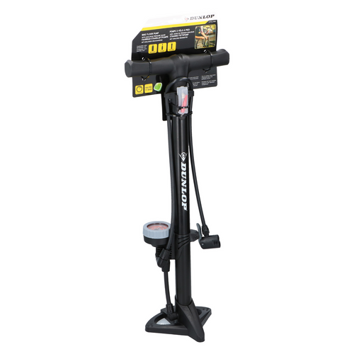 Pompka podłogowa rowerowa do piłki z manometrem 11 BAR Dunlop - 10233