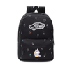 Plecak szkolny VANS Realm Backpack Black Rose Smok VN0A3UI6BR81 + Custom Jednorożec