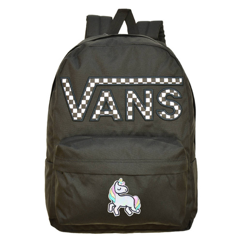 Plecak szkolny młodzieżowy Vans Old Skool III Czarny Custom Unicorn