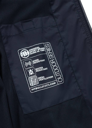 Kurtka męska wiosenna Pit Bull West Coast Athletic Logo Navy przejściowa