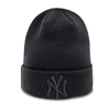 New Era MLB NY New York Yankees Essential All Black Cuff Beanie Hat - 12122729